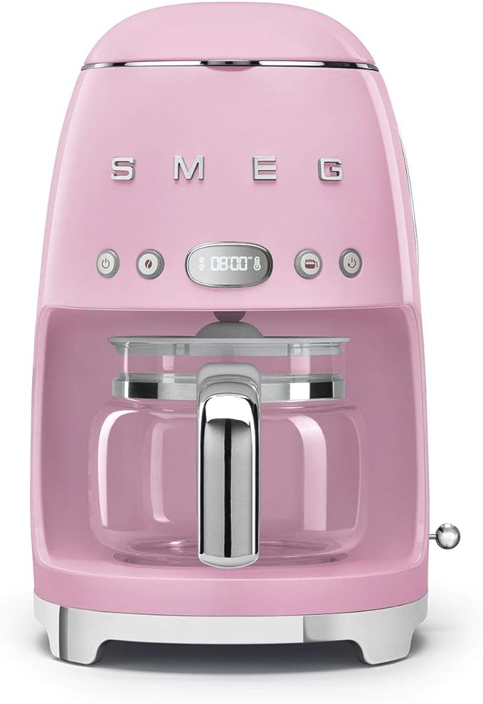 Smeg Retro Pink Drip Coffee Maker